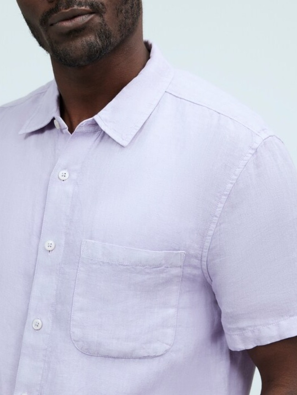 Easy Short-Sleeve Shirt in Linen